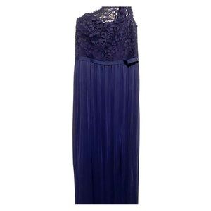 David's Bridal floor length bridesmaid dress